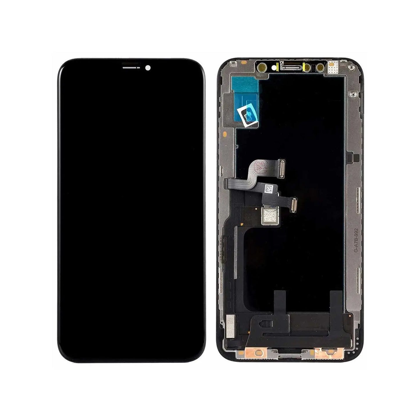 Ecran Tactile Hard Oled Apple iPhone XS Noir / Kit outils de montage , un verre trempé plus joint d'étancheité OFFERT