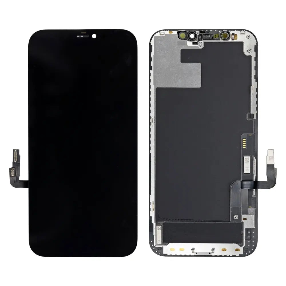 Ecran Tactile Hard Oled Apple iPhone 12/iPhone 12 Pro Noir / Kit outils de montage , un verre trempé plus joint d'étancheité OFFERT