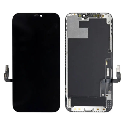 Ecran Tactile Hard Oled Apple iPhone 12/iPhone 12 Pro Noir / Kit outils de montage , un verre trempé plus joint d'étancheité OFFERT