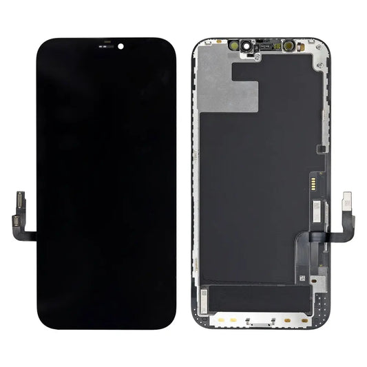 Ecran Tactile Hard Oled Apple iPhone 12/iPhone 12 Pro Noir / Kit outils de montage , un verre trempé plus joint d'étancheité OFFERT