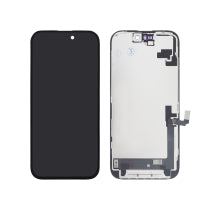 Ecran Tactile Soft Oled Apple iPhone 16  Noir / Kit outils de montage , un verre trempé plus joint d'étancheité OFFERT