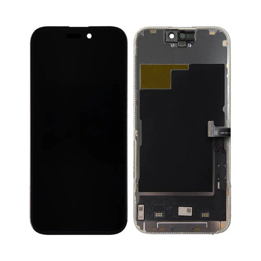 Ecran Tactile Hard Oled Apple iPhone 15 Pro  Noir /  Kit outils de montage , un verre trempé plus joint d'étancheité OFFERT