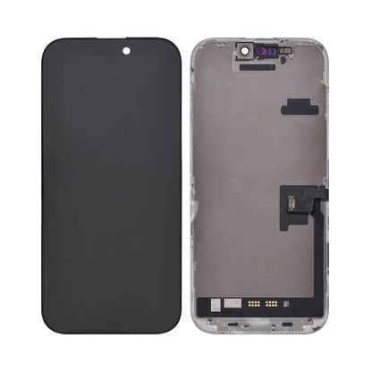 Ecran Tactile Hard Oled Apple iPhone 16 Pro  Noir /  Kit outils de montage , un verre trempé plus joint d'étancheité OFFERT