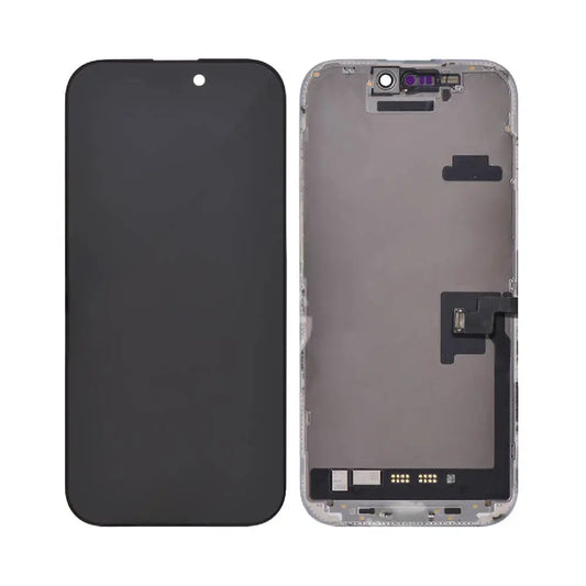 Ecran Tactile Hard Oled Apple iPhone 16 Pro  Noir /  Kit outils de montage , un verre trempé plus joint d'étancheité OFFERT