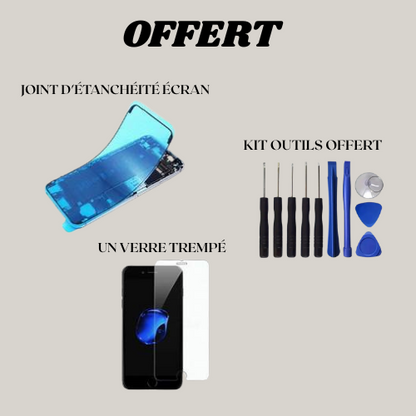 Ecran Tactile Soft Oled Apple iPhone 16e  Noir /  Kit outils de montage , un verre trempé plus joint d'étancheité OFFERT