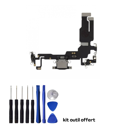 Connecteur de Charge Original Pulled (PIEC) Apple iPhone 15 + kit outils offert