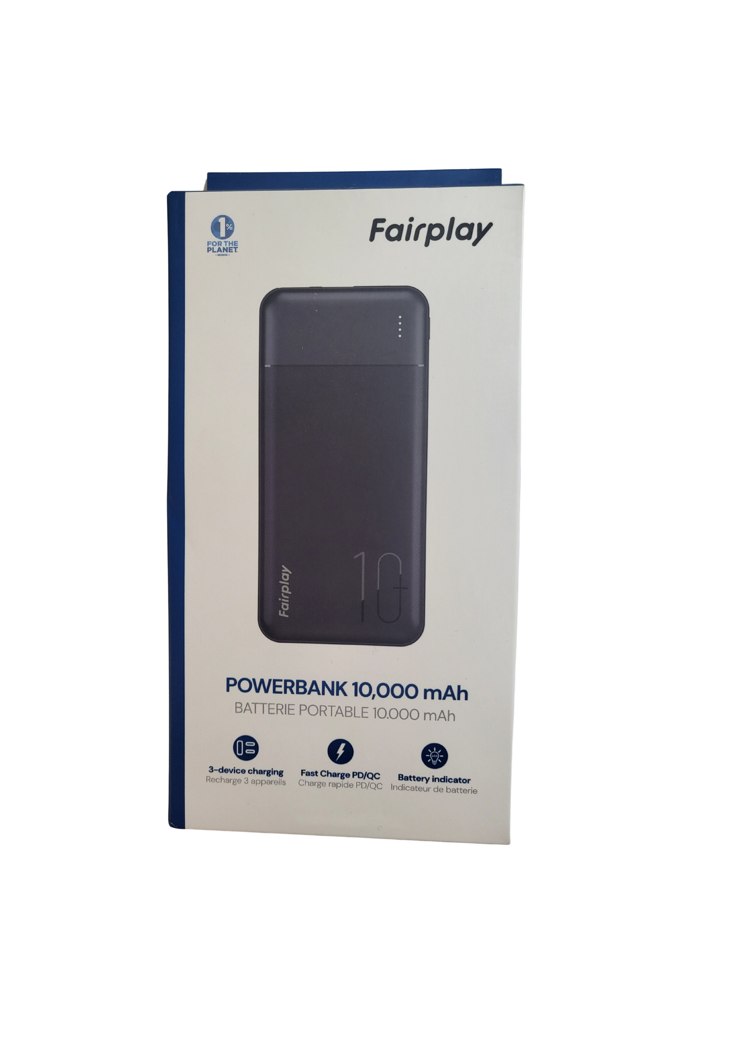 FAIRPLAY PowerBank 10.000mAh Noir