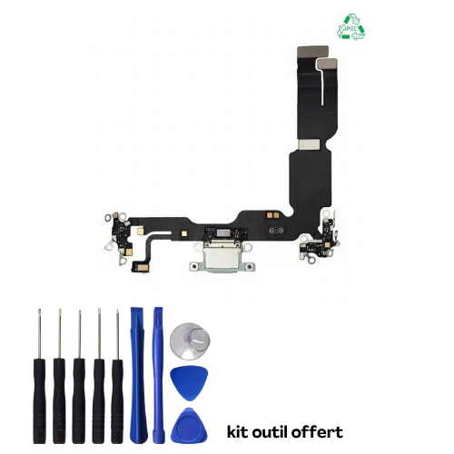 Connecteur de Charge Original Pulled (PIEC) Apple iPhone 15 Plus  + kit outils offert