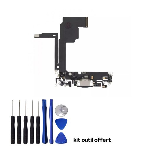 Connecteur de Charge Original Pulled (PIEC) Apple iPhone 15 Pro Max + kit outils offert